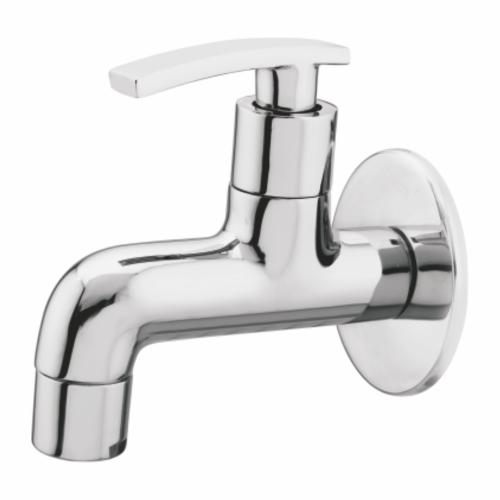Bib Cock Short Body with Wall Flange Chrome